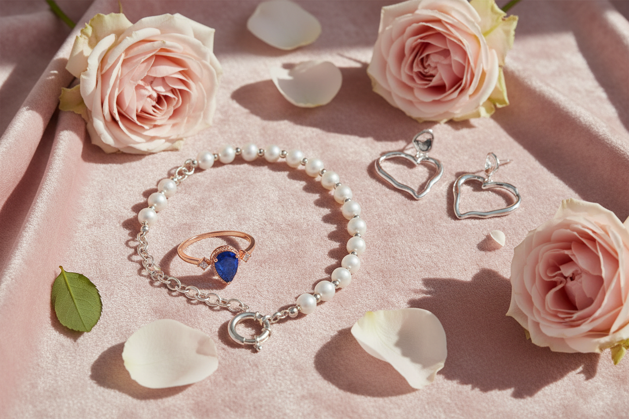 Valentine's Day Heart Jewelry 2026 - Romantic Heart Necklace & Earring Sets