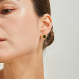 Black Regal Earrings