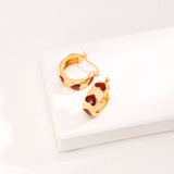 Heart Inlay Earrings