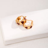 Heart Inlay Earrings