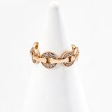 Linked Sparkle Ring
