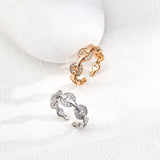 Linked Sparkle Ring