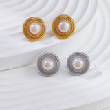 Pearl Halo Earrings