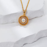 Pearl Halo Necklace