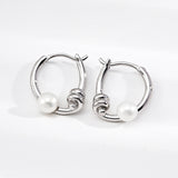 Pearl Knot Earrings