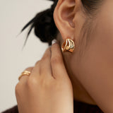 Sculpted Curve Earrings