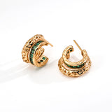 Verdant Curve Earrings
