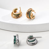 Verdant Curve Earrings