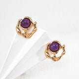 Violet Oracle Earrings